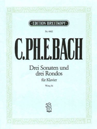 Die sechs Sammlungen 2.: Claviersonaten nebst einigen Rondos für das Forte-Piano Wq 56/1-6 - Breitkopf Urtext (EB 4402): (Die 6 Sammlungen, Klavier, Bd.2). Hrsg.: L. Hoffmann-Erbrecht undC.Krebs