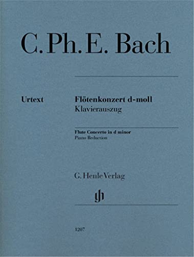 Flötenkonzert d-moll: Klavierauszug (G. Henle Urtext-Ausgabe) von Henle, G. Verlag