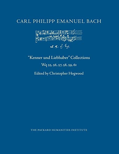 Kenner und Liebhaber Collections (CPEB:CW Offprints, Band 21) von CREATESPACE