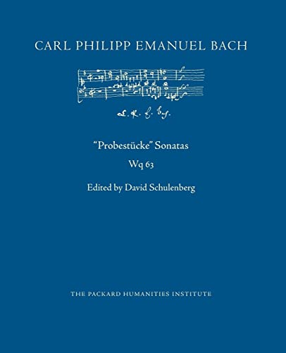 "Probestücke" Sonatas, Wq 63 (CPEB:CW Offprints, Band 5)