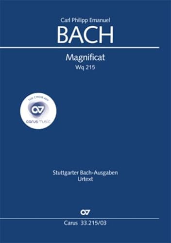 Magnificat (Klavierauszug): Soli SATB, Chor SATB. Urtext. Mit Chor App 'carus music'