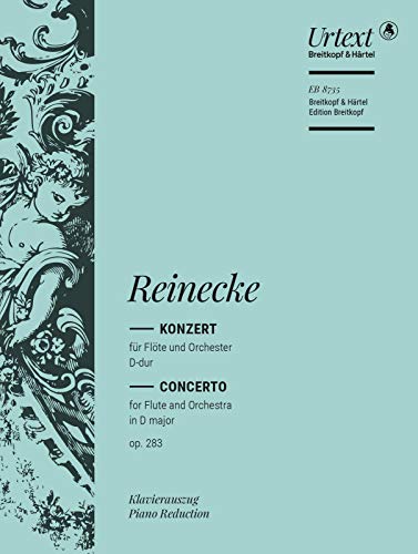 Flötenkonzert D-dur op. 283 Breitkopf Urtext - Ausgabe für Flöte und Klavier (EB 8735) von Breitkopf & Härtel