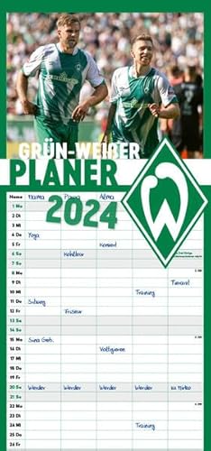 grün-weißer Planer 2024 von Carl Ed. Schünemann
