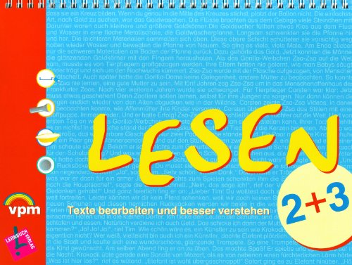 Lernbuch: Lesen 2/3. Texte bearbeiten und besser verstehen: Schulbuch Klasse 2/3 von Klett