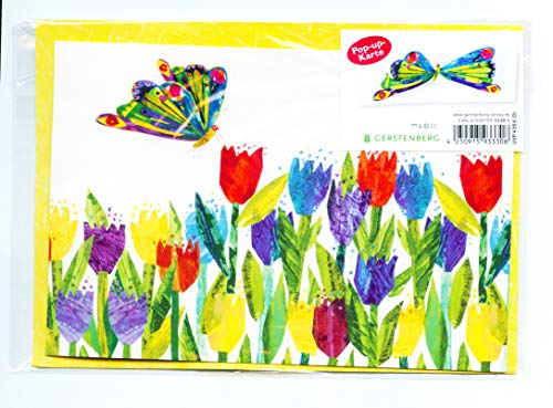 Raupe Nimmersatt Pop-up-Briefkarte Motiv Schmetterling Raupe Nimmersatt Pop-up-Briefkarte Motiv Schmetterling