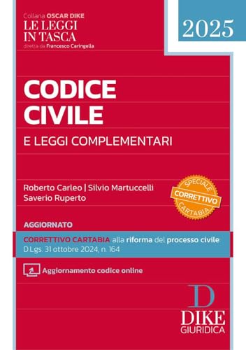 Codice civile e leggi complementari. Pocket 2025. Con aggiornamenti online (Codici) von Dike Giuridica