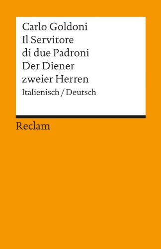 Der Diener zweier Herren (Italienisch/Deutsch) von Reclam Philipp Jun.