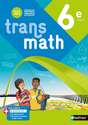 Transmath 6e - Manuel 2022 von NATHAN