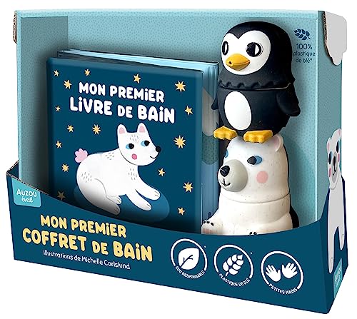 MON PREMIER COFFRET DE BAIN ÉCO-RESPONSABLE BY MICHELLE CARLSLUND: Avec 2 jouets de bain von AUZOU