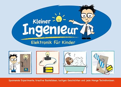 Kleiner Ingenieur: Elektronik für Kinder. Lernpaket mit allen elektronischen Bauteilen, die für die Experimente benötigt werden.