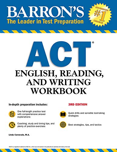 ACT English, Reading, and Writing Workbook (Barron's ACT Prep)