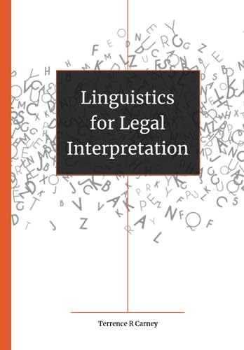 Linguistics for legal interpretation von UJ Press