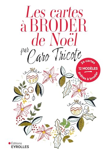 Les cartes à broder de Noël par Caro Tricote