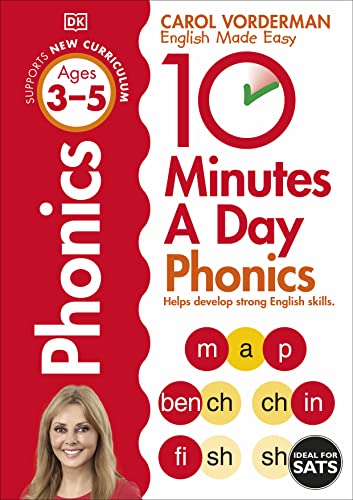 10 Minutes A Day Phonics, Ages 3-5 (Preschool): Supports the National Curriculum, Helps Develop Strong English Skills (DK 10 Minutes a Day) von Penguin