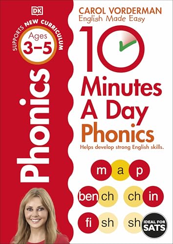 10 Minutes A Day Phonics, Ages 3-5 (Preschool): Supports the National Curriculum, Helps Develop Strong English Skills (DK 10 Minutes a Day) von Penguin