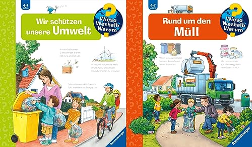 Wieso? Weshalb? Warum?: Wir schützen unsere Umwelt + Rund um den Müll + 1 exklusives Postkartenset