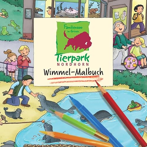 Tierpark Nordhorn Wimmel-Malbuch von Wimmelbuchverlag