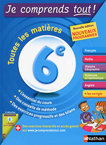 Je comprends tout - Tout en un 6ème von NATHAN
