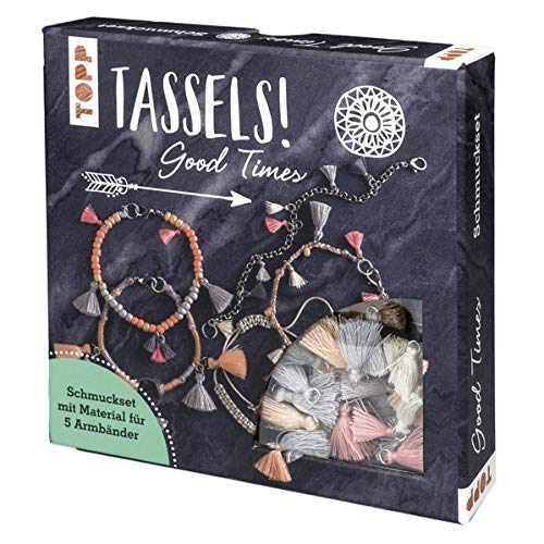 Tassels! Schmuckset Good Times: Anleitung und Material für 5 Tassel-Armbänder zum Selbermachen von Frechverlag