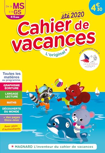 Cahier de vacances 2020, de la MS vers la GS 4-5 ans: Magnard, l’inventeur du cahier de vacances von MAGNARD
