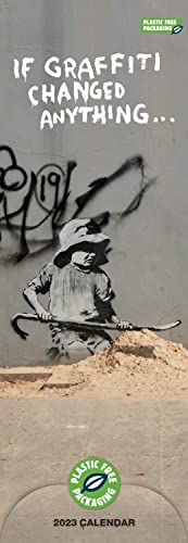 If Graffiti Changed Anything 2023 – Slimline-Kalender: Original Carousel Calendar [Mehrsprachig] [Kalender]