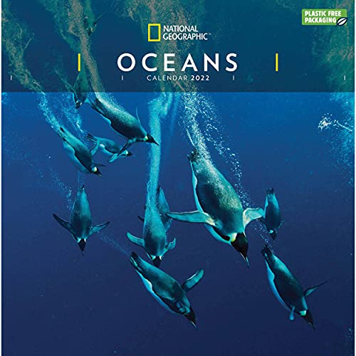 National Geographic Oceans – Ozeane – Weltmeere 2022: Original Carousel-Kalender [Mehrsprachig] [Kalender] (Wall-Kalender) von Brown Trout-Auslieferer Flechsig