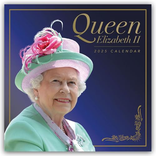 Queen Elisabeth II – Königin Elisabeth II 2025 – Wand-Kalender: Original Carousel-Kalender [Mehrsprachig] [Kalender] (Wall-Kalender)