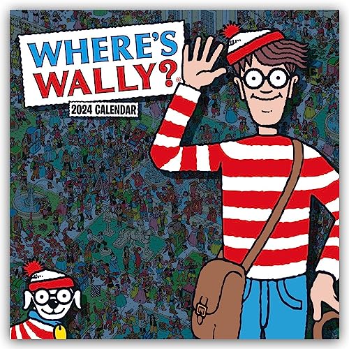 Where's Wally? – Wo ist Wally 2024 – Wand-Kalender: Original Carousel Calendar [Mehrsprachig] [Kalender] (Wall-Kalender) von Brown Trout-Auslieferer Flechsig
