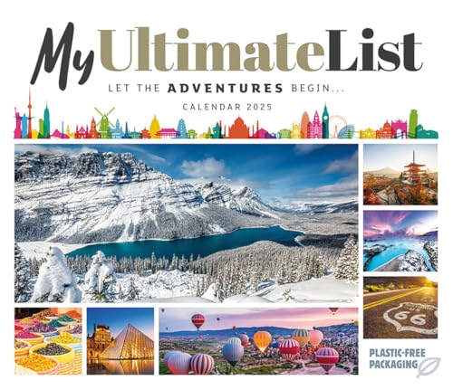 My Ulitimate List – Lass das Abenteuer beginnen 2025: Original Carousel-Tagesabreißkalender [Kalendar] von Carousel Calendars