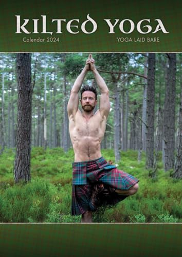 Kilted Yoga 2024 – A3-Posterkalender: Original Carousel-Kalender [Mehrsprachig] [Kalender] von Brown Trout-Auslieferer Flechsig