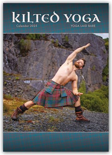 Kilted Yoga 2025 – A3-Posterkalender: Original Carousel-Kalender [Mehrsprachig] [Kalender]