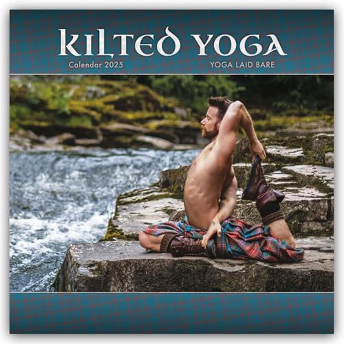Kilted Yoga 2025 – Wand-Kalender: Original Carousel-Kalender [Mehrsprachig] [Kalender] (Wall-Kalender)