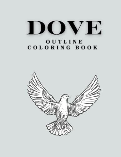 Dove outline coloring book von Independently published