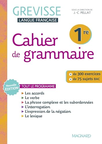 Cahier Grevisse 1re (2025) von MAGNARD