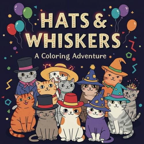 Hats and Whiskers: A Coloring Adventure Hats and Whiskers: A Coloring Adventure von Independently published