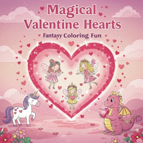 Magical Valentine Hearts: Fantasy Coloring Fun Magical Valentine Hearts: Fantasy Coloring Fun von Independently published