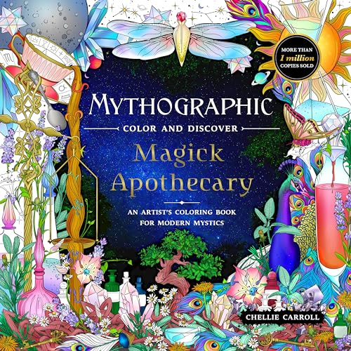 Mythographic Color and Discover - Magick Apothecary: An Artist’s Coloring Book for Modern Mystics von Castle Point Books