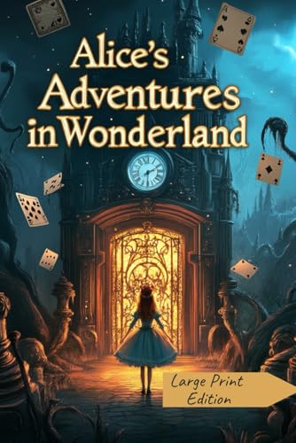 Alice's Adventures in Wonderland (Large Print Edition): A Timeless Fantasy Novel Full of Imagination, Whimsy, Talking Animals, and Surreal Adventures for Children and Adults von Independently published