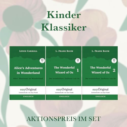 Kinder Klassiker Kollektion (Bücher + Audio-Online) - Lesemethode von Ilya Frank - Zweisprachige Ausgabe Englisch-Deutsch: Ungekürzter Originaltext - ... Lesen lernen, auffrischen und perfektionieren von easyOriginal