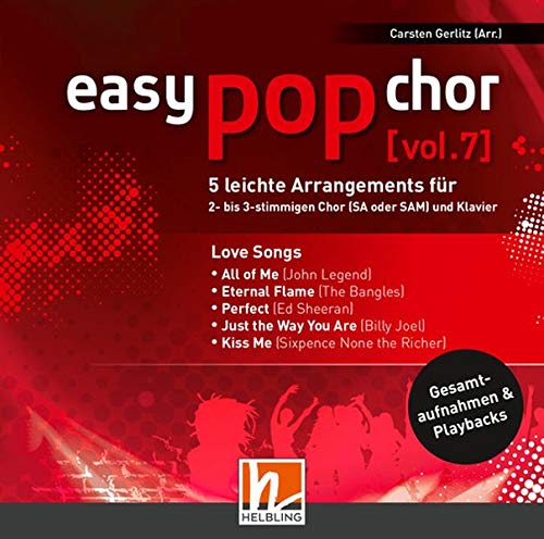 easy pop chor (vol.7) - CD: Love Songs von Helbling Verlag