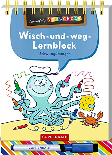 Wisch-und-weg-Lernblock: Schwungübungen (Lernerfolg Vorschule)