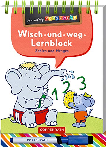 Wisch-und-weg-Lernblock: Zahlen und Mengen (Lernerfolg Vorschule)
