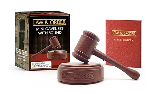 Law & Order: Mini Gavel Set with Sound (RP Minis)