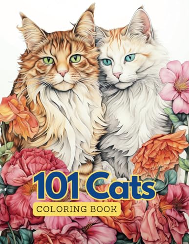 101 Cats Coloring Book 101 Cats Coloring Book von Independently published