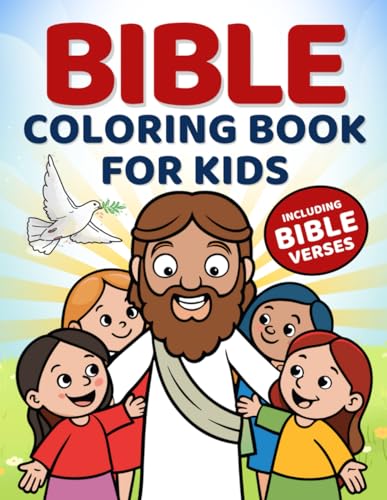 Bible Coloring Book For Kids: With Bible Verses von Independently published