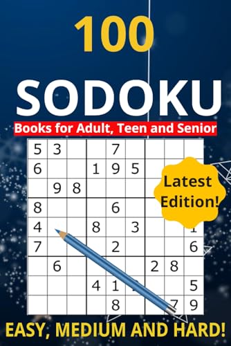 100 Sudoku Puzzles for Adults: A Collection of 100 Easy to Hard Sudoku Challenges von Independently published