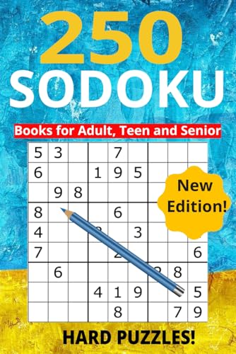 Sudoku for Adults: 250 Hard Puzzles for Experienced Solvers – Elevate Your Skills with This Challenging Collection von Independently published