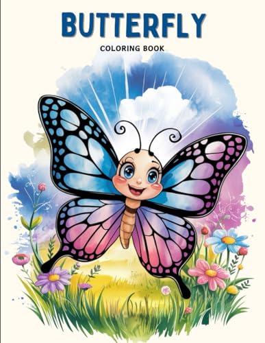 Butterfly Coloring Book for Kids: A Fun and Easy Coloring Adventure with Cute Butterflies for Girls Ages 4-8 | Perfect for Creativity, Learning and Relaxation at Home or School von Independently published