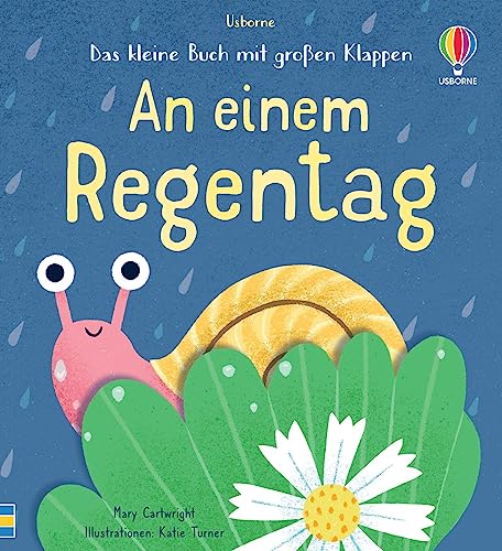 Das kleine Buch mit großen Klappen: An einem Regentag: ein Natur-Buch zum Mitmachen und Entdecken für Kinder ab 6 Monaten (Kleine-Bücher-große-Klappen-Reihe) von Usborne