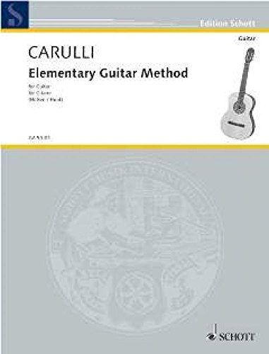 Elementary Guitar Method: for self instruction. Teil 1. Gitarre.: for self instruction. Guitar. (Edition Schott)